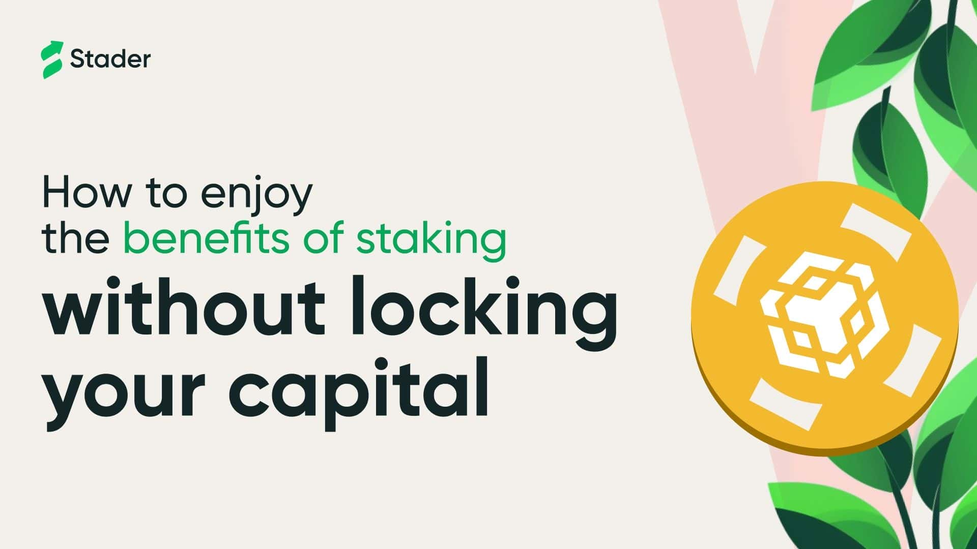 How to Enjoy the Benefits of Staking without Locking Your Capital?