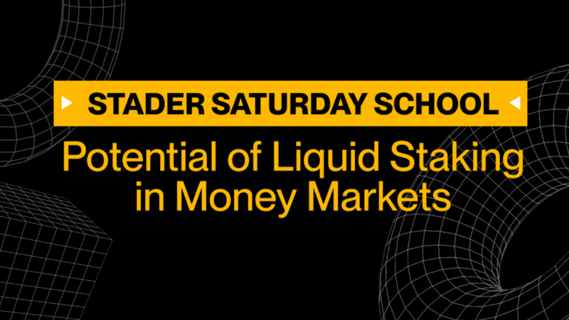 Potential of liquid staking in money markets