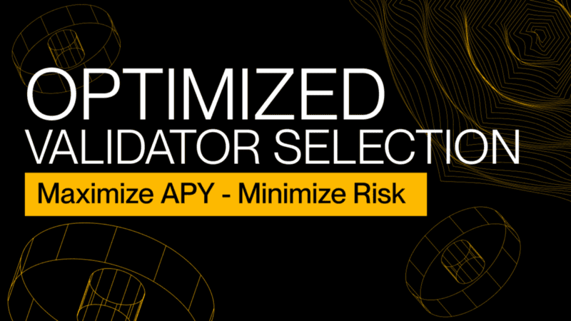 Optimized Validator Selection