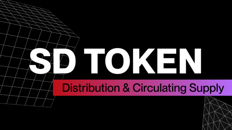 SD Token: Distribution + Circulating Supply