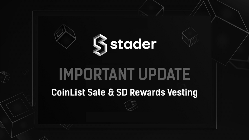 Important Update: CoinList, SD Rewards & More