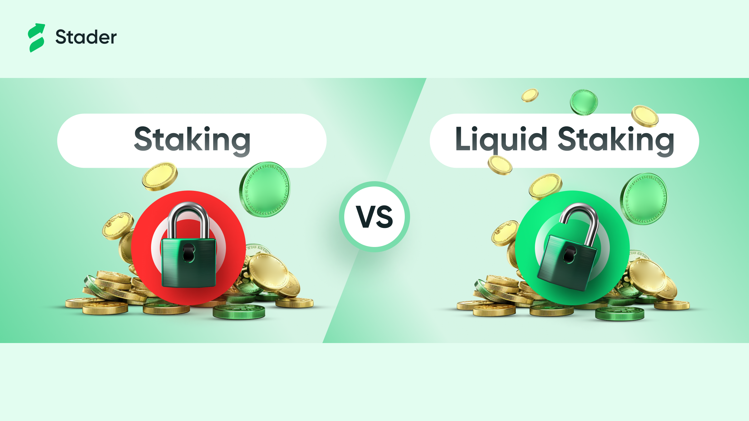 What's the difference between staking and liquid staking?
